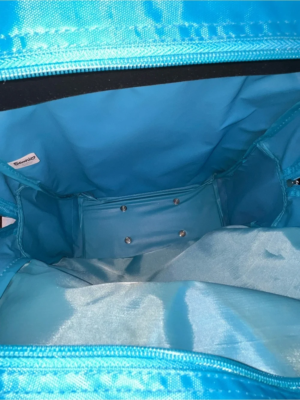 Hello Kitty Rolling Backpack Blue Cherry Blossom School Bag Sanrio